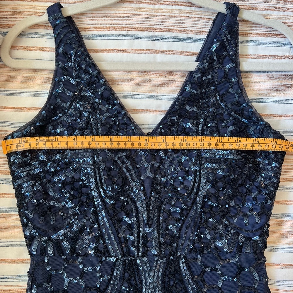 Nightway, A V-Neck W/ An Array Of Sequin Embellis… - image 5